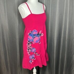 KIMCHI & BLUE MEDIUM HOT PINK SWEATER DRESS Barbie